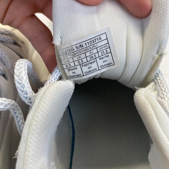 UGG LA CLOUD LOW TRAINER White SNEAKERS SHOES US 8.5,Comfort,Atletic,Women's - Picture 14 of 16
